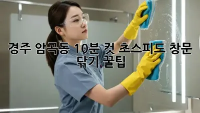 경주 암곡동🏡 10분 컷✨ 초스피드 창문 닦기 꿀팁🍯